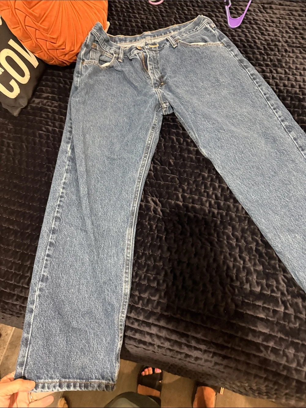 Wrangler Men's Light Blue Relaxed Fit Jeans 36x30